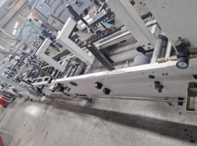 Folding-gluing machine